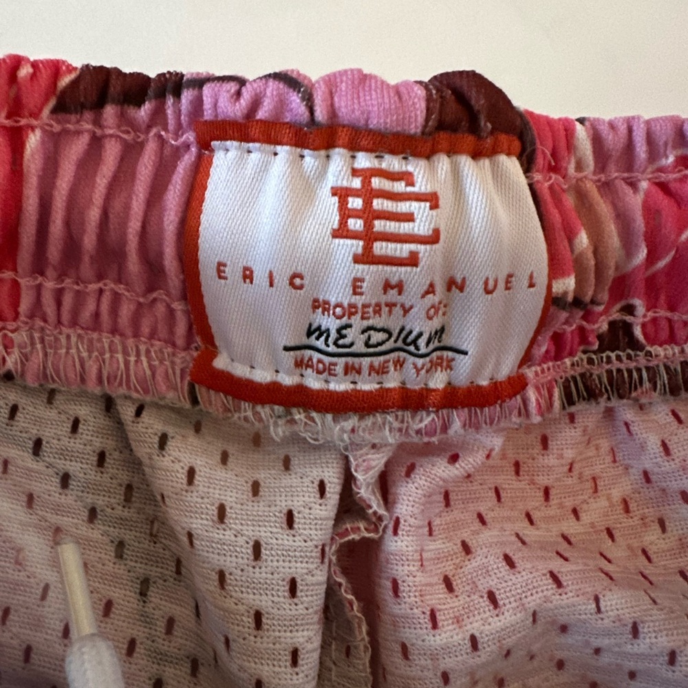 Eric Emanuel EE Basic Short "Pink Heart" Sweat sh… - image 2